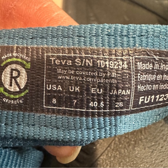 Teva Hurricane XLT 2 Blue Sandal Men’s size 8 NEW